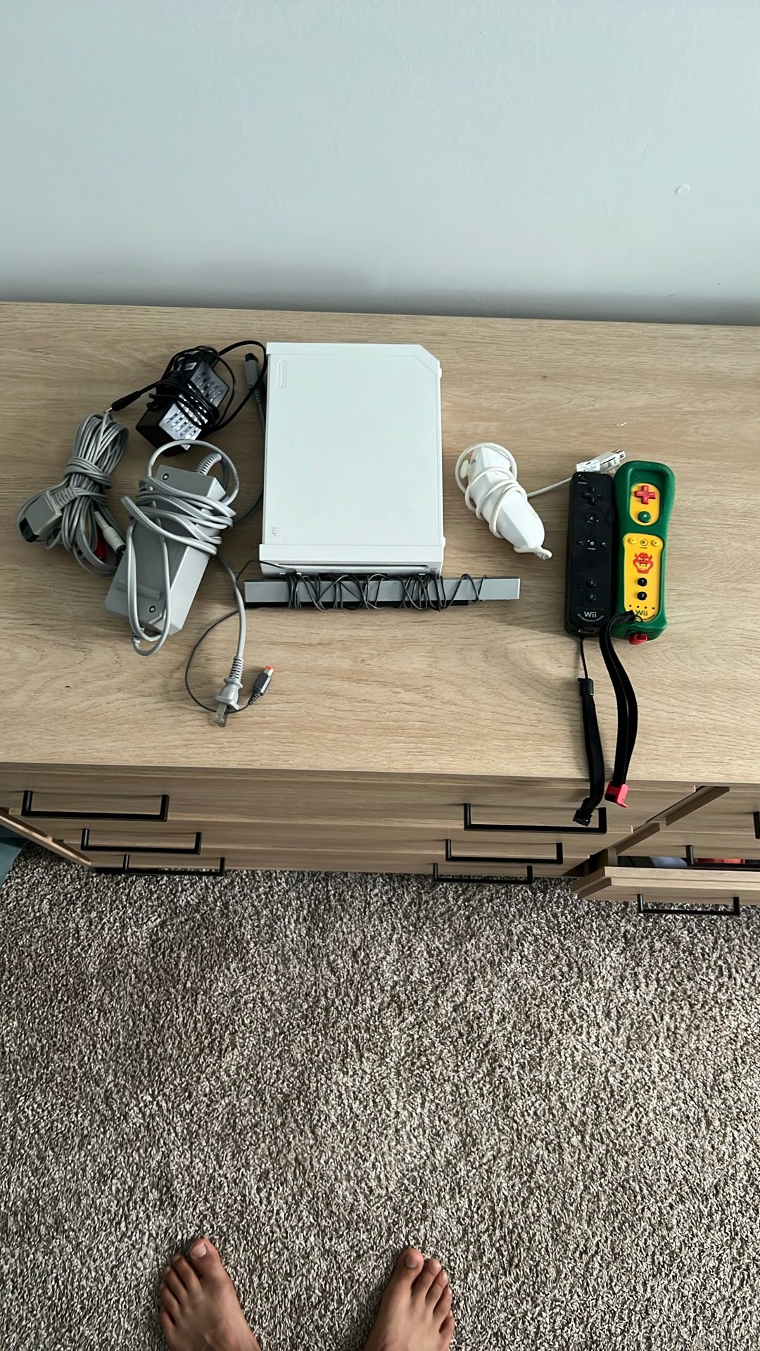Wii With All The Cables Needed