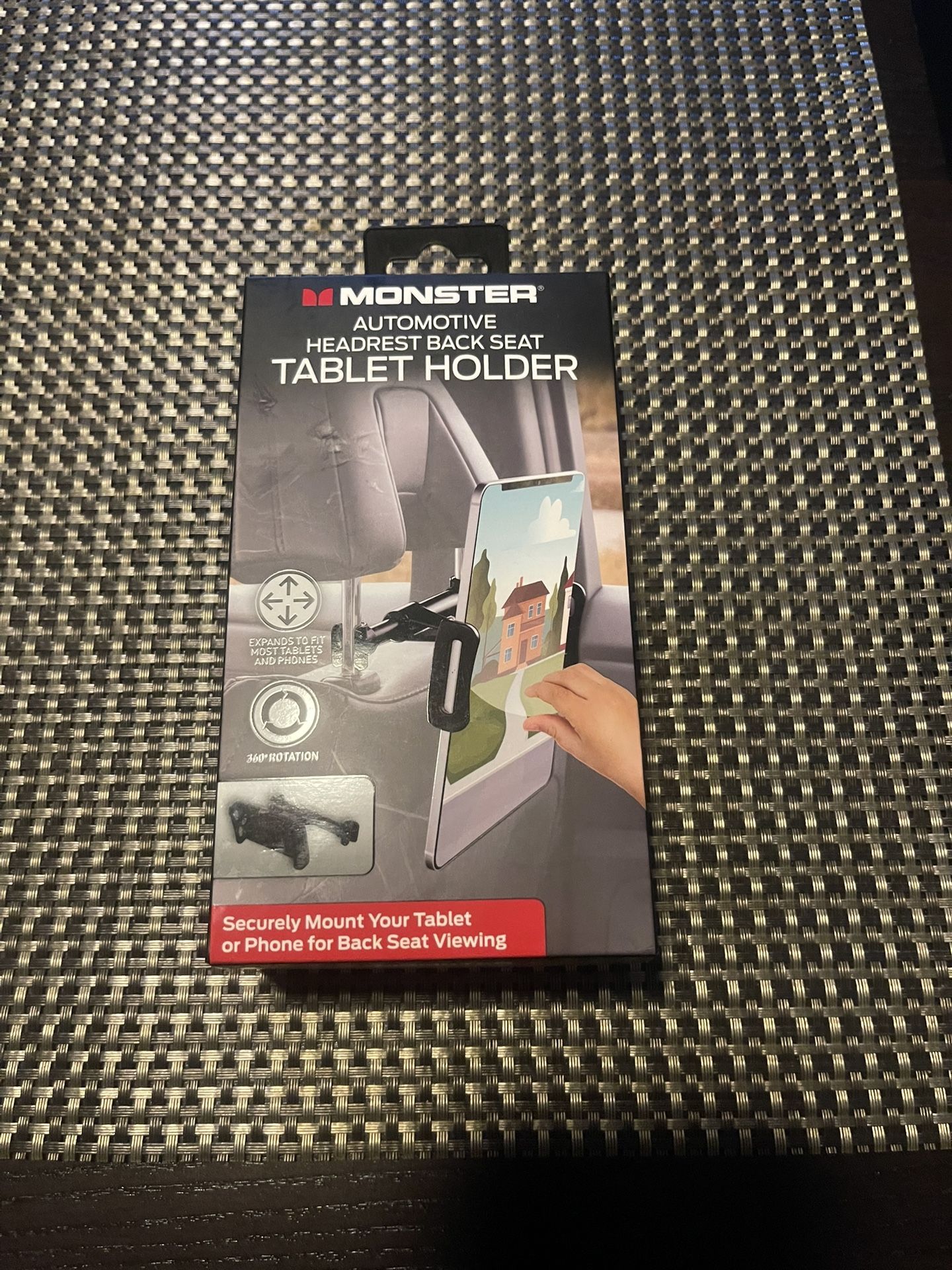 Monster Headrest Back Seat Tablet Holder