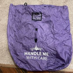 Car Seat Travel Bag For Airplane, Purple 