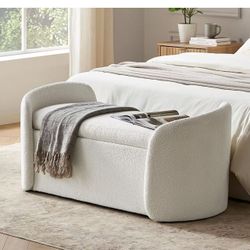 ❤️ mopio Sophie 51" Ottoman Storage Bench, Entryway and Window Seating