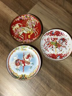 Porcelain Christmas Plates