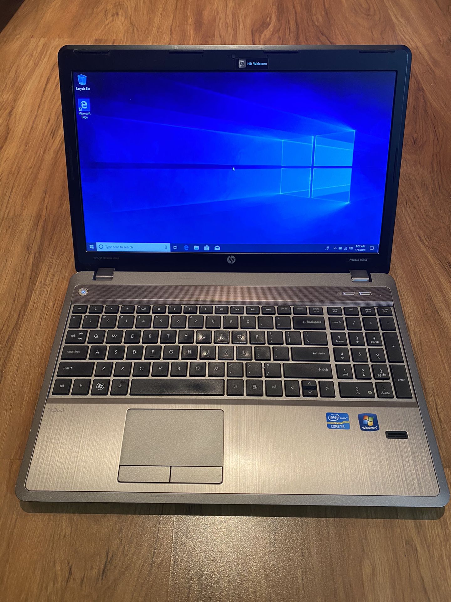 HP ProBook 4530s core i5 2nd gen 4GBRam 500GB Hard Drive 15.6 inch Screen Windows 10 Pro Laptop with HDMI output & charger in Excellent Working cond