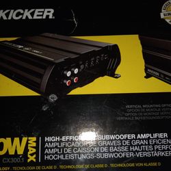 New Kicker 300 Watt  Sub Amp
