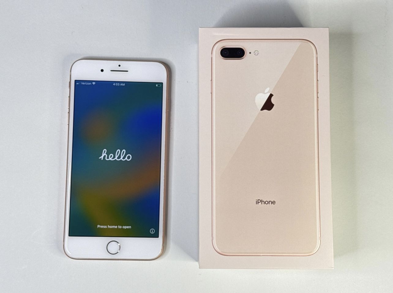 Apple iPhone 8 Plus 64GB With Original Box
