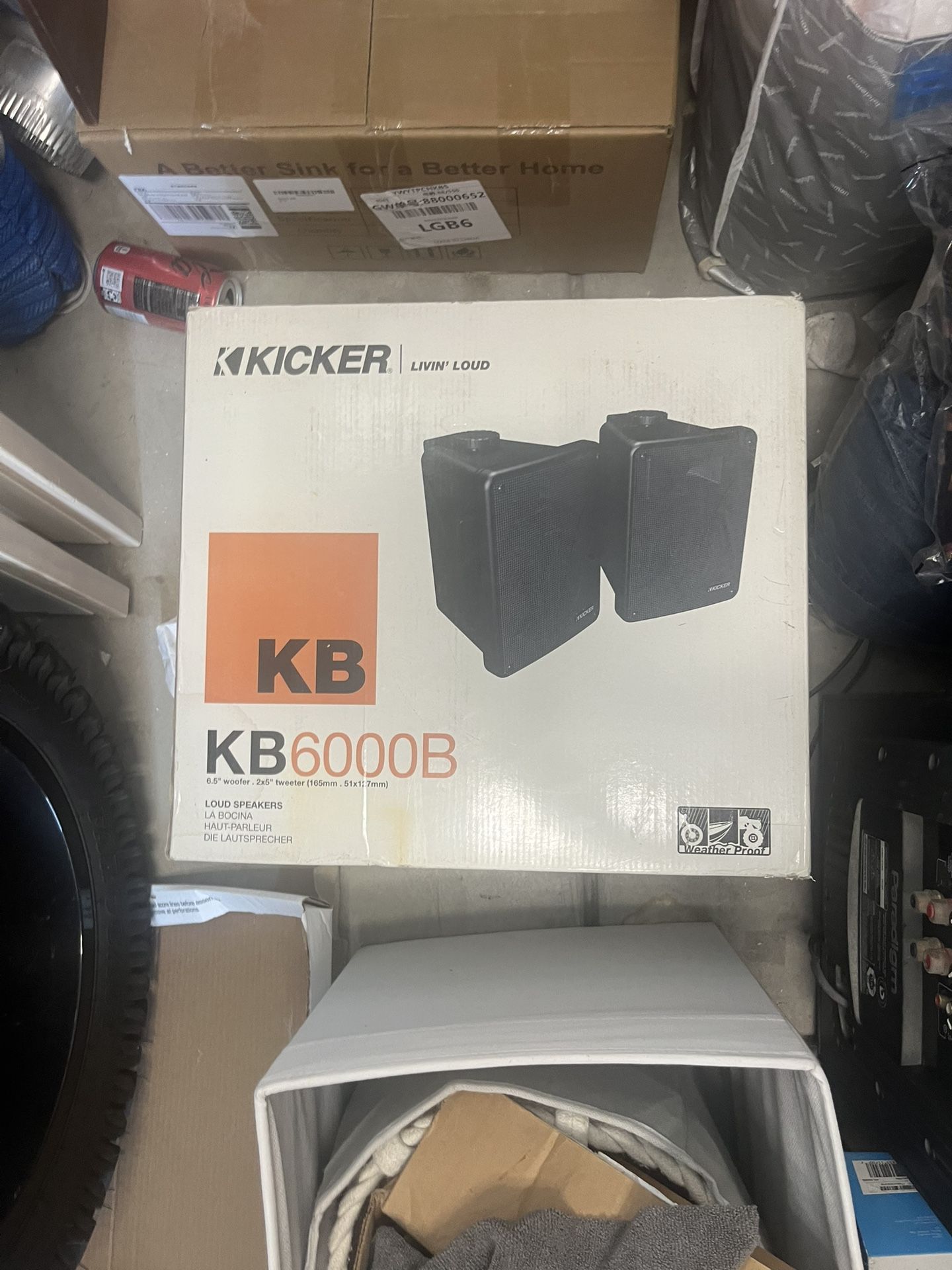 Kicker kb60000b loud speaker