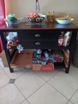 Kitchen island / buffet console