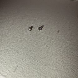 925 Sterling Silver 6mm 1.6ct Moissanite Stud Earrings