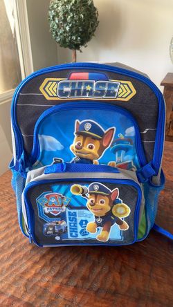 NEW Paw Patrol Chase Backpack and Lunchbox