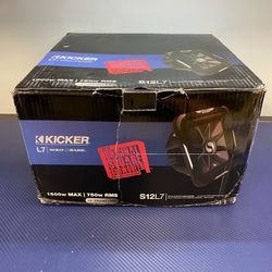Kicker Solo-Baric L7 04S12L7 12" Subwoofer with dual 4-ohm coils