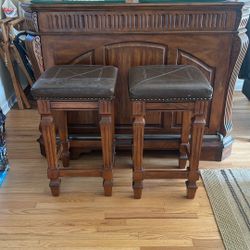 Bar And Stool For Sale. Comes With Mats!