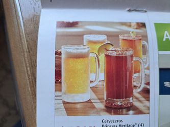 JUEGO DE 4 VASOS DE 14 ONZAS PRINCESS HOUSE 🌻 🌾 