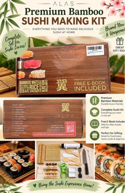 Alas Premium Bamboo Sushi Making Kit
