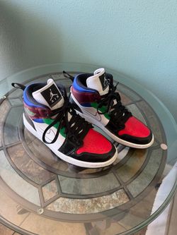 Air Jordan 1 Mid Multi-Color Sneakers