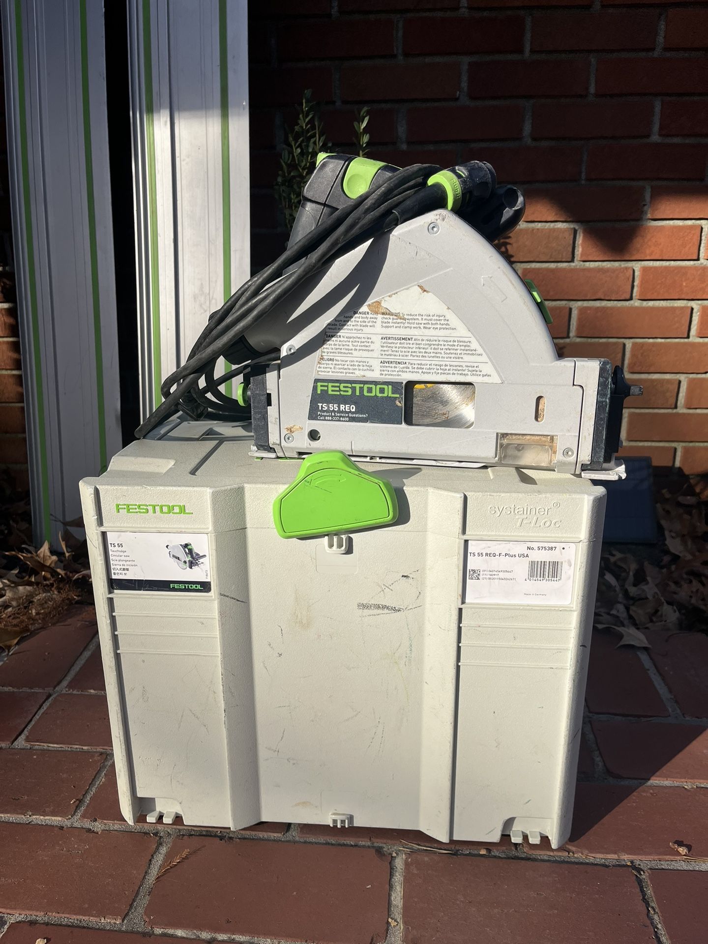 Festool TS 55 Track Saw with 55” and 118” Tracks!! $1,500 Value!!