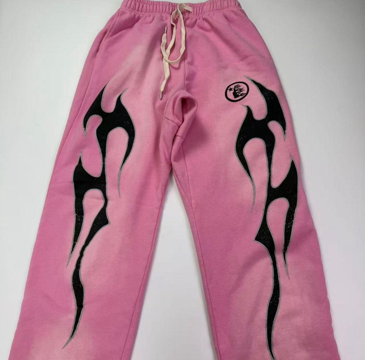 Hellstar Pink Flame Joggers