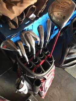 Complete set ready for beginning golfers
