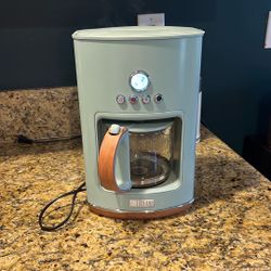 HADEN Ultra silt green Programmable Coffee Maker From Crate & Barrel