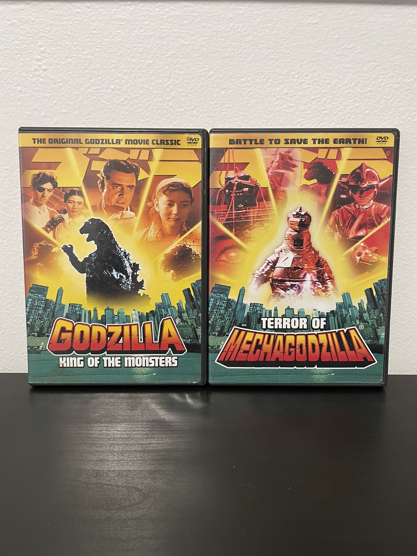 Godzilla King Of Monsters + Terror Of Mechagodzilla DVD Movie Bundle Original