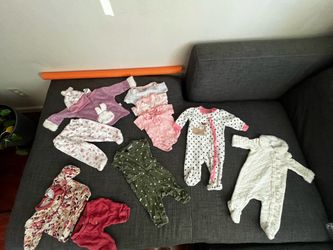 Baby Girl Clothes Bundle – 0–3 Months