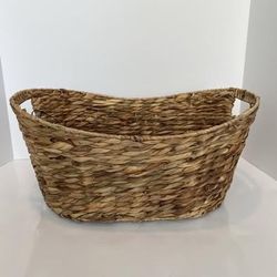 17.5” Hyacinth Basket with Handles