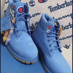 Timberland Boots Bright Blue Nubuck