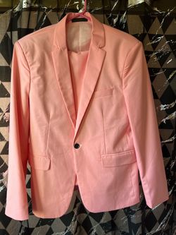 Men Pink Blazer Suit Sets
