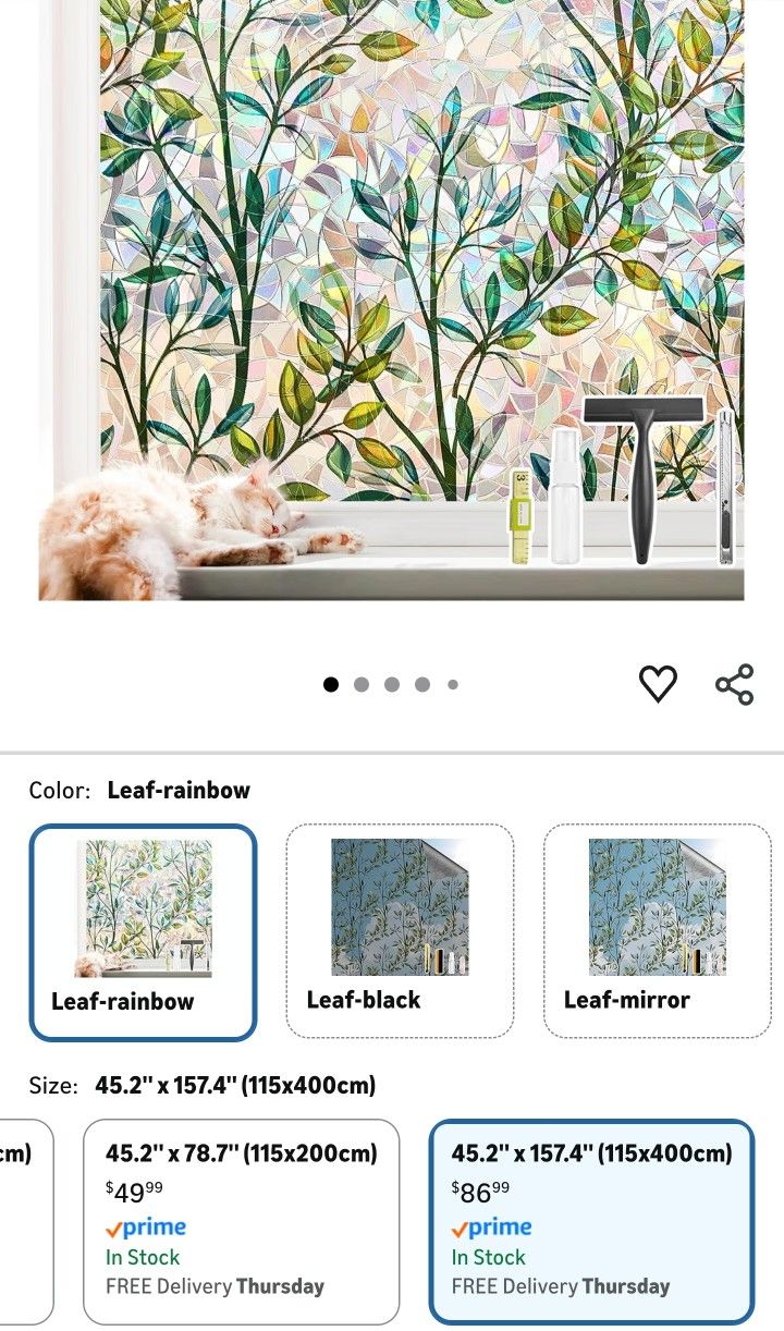 Leaf Window Film Cover