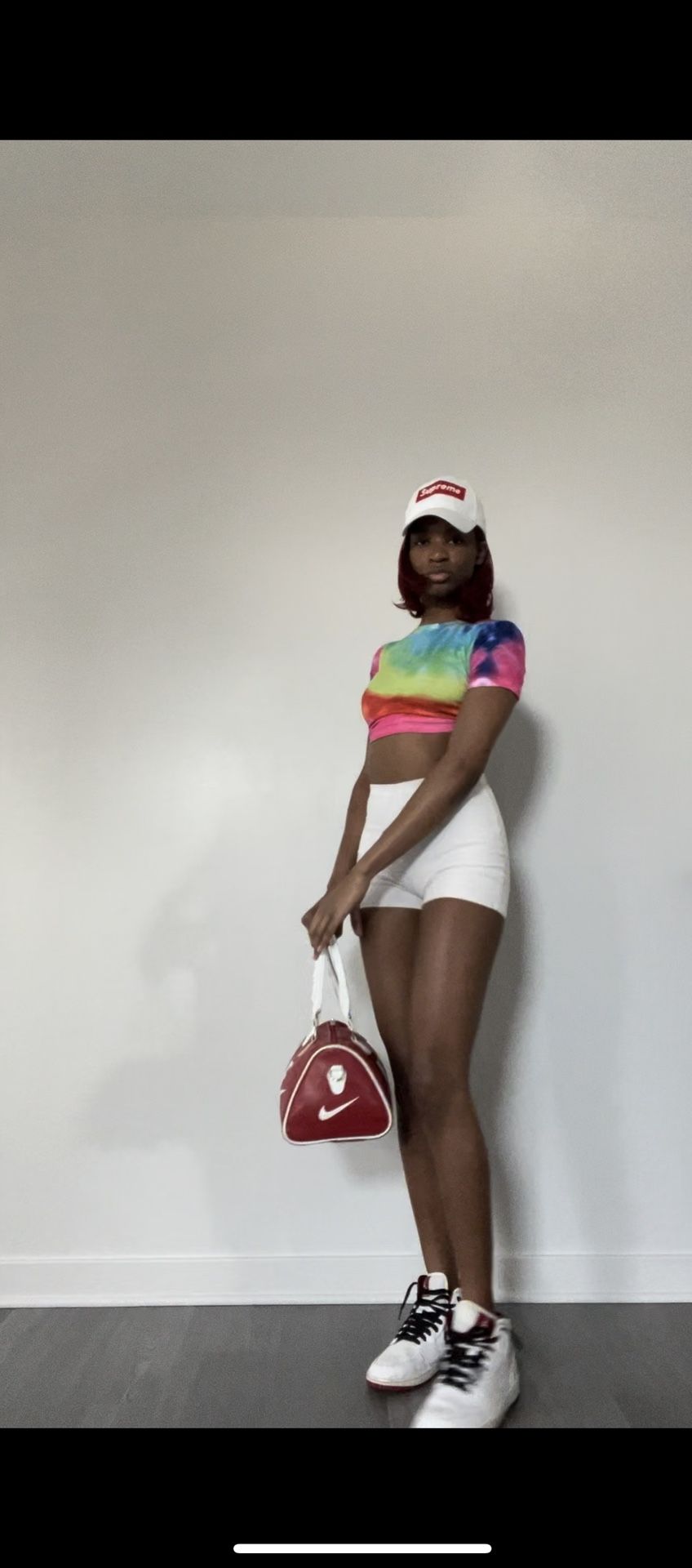 Supreme Hat Nike Bag Fashion Nova Shorts Jordan Shoes Crop Top. 5 Item Bundle