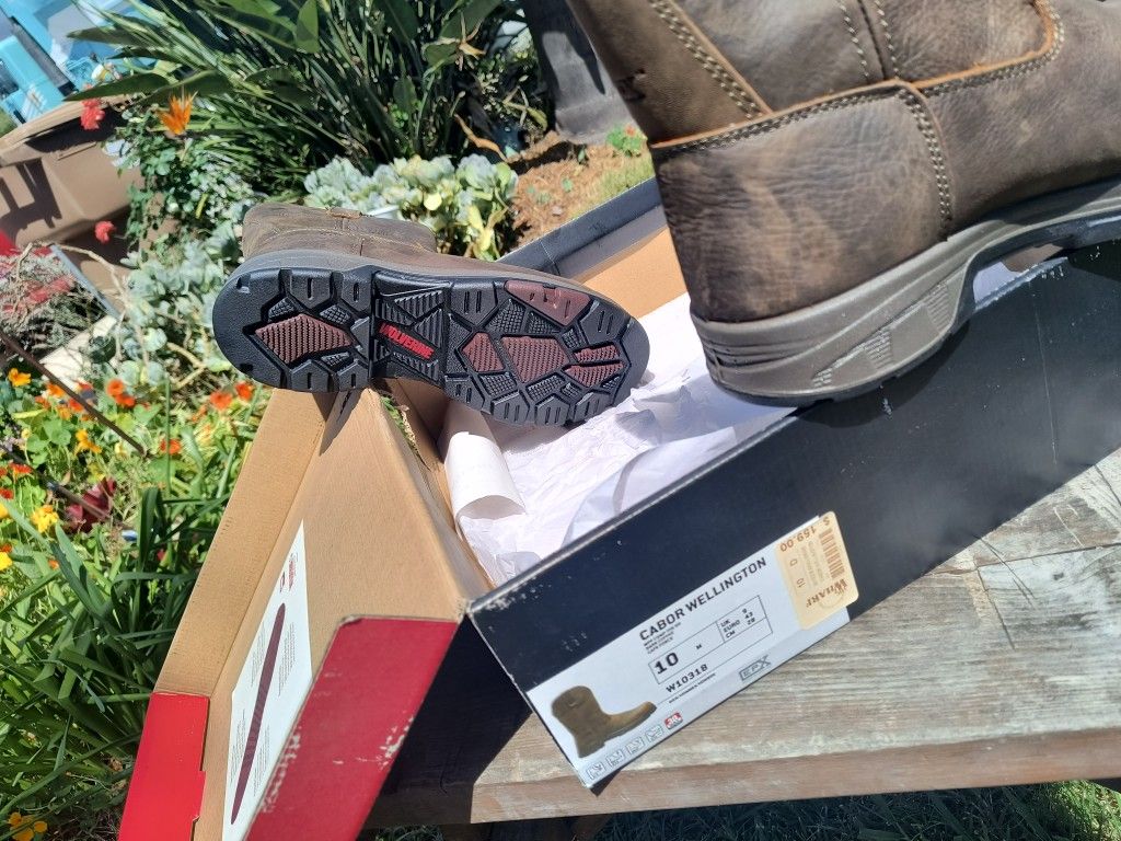 Steel Toe Wolverine Boots 2 Pair