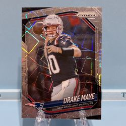 Drake Maye Panini Prizm Laser 