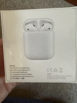 Apple AirPods (2nd Gen) with Wireless Charging Case – Brand New Sealed