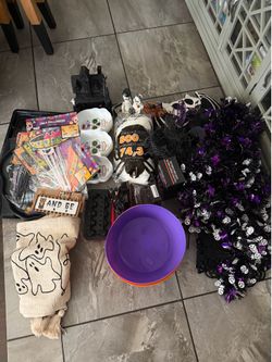 Variety Halloween decor