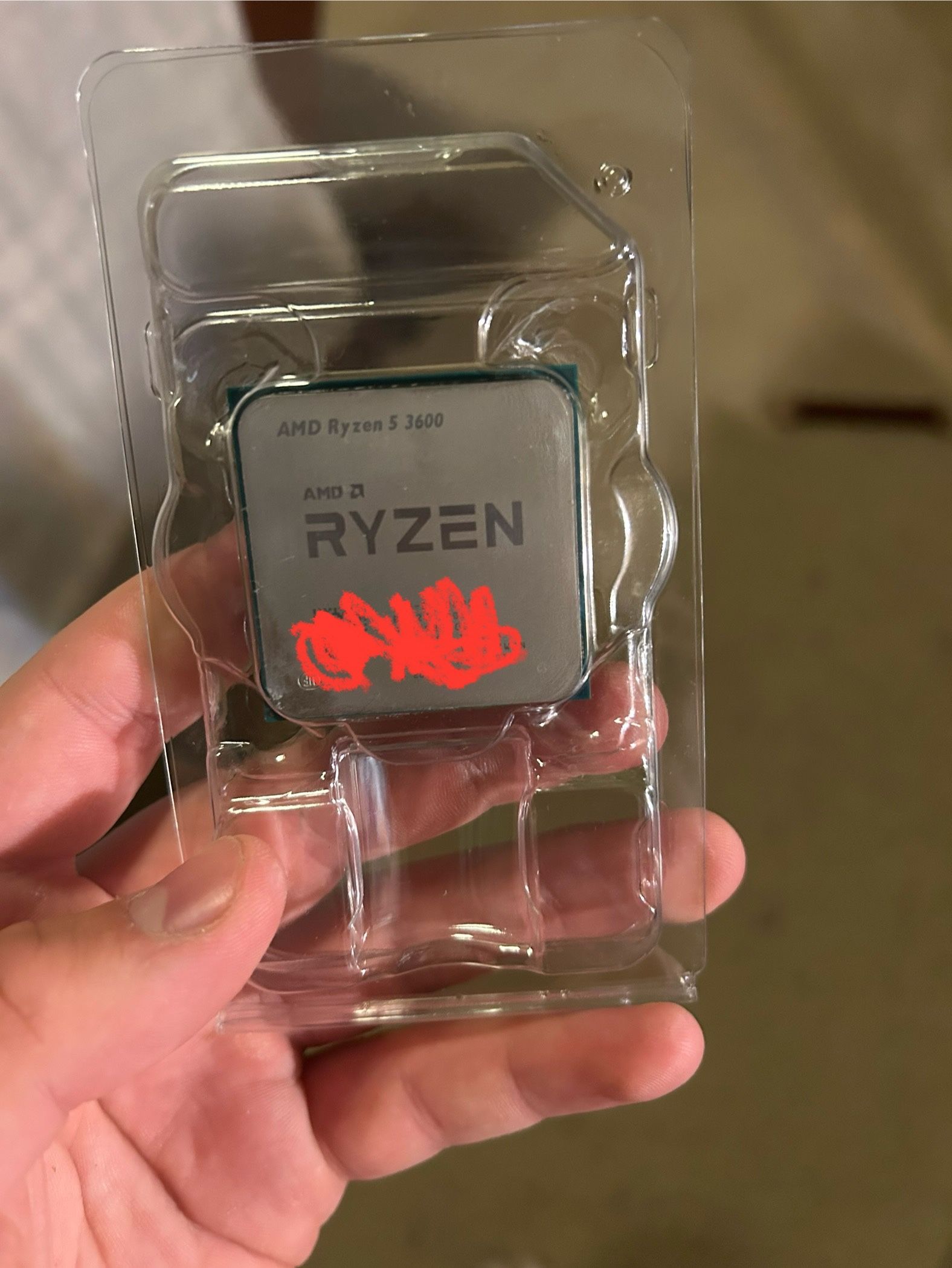 AMD RYZEN 5 3600 CPU With CPU cooling Fan