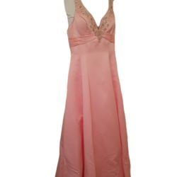 Seduction Pink Sequins A-Line Gown Size 11/12