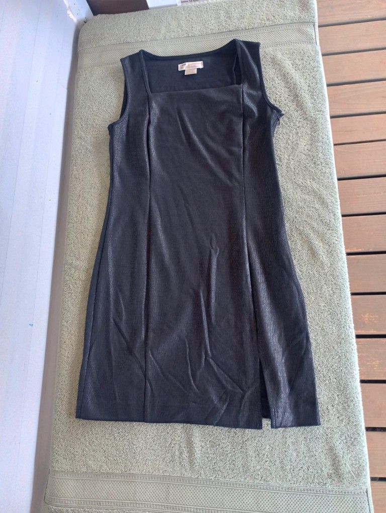 Michael Kors Women's black mini dress side zipper Size 4