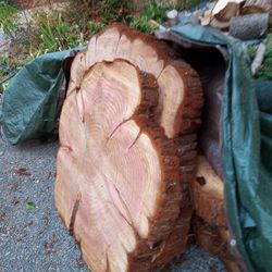 Red Wood Slabs! 4.5 To 5 Ft 220.00