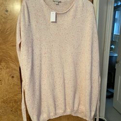 New Poncho sweater Purchased at Loft . Side Ties 