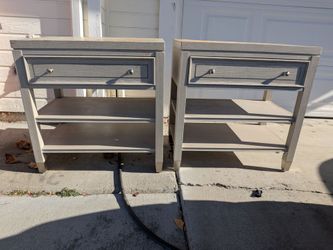 FREE: 2 Side Cabinets + Tall Shelf Cabinet + Table + Baby Stroller