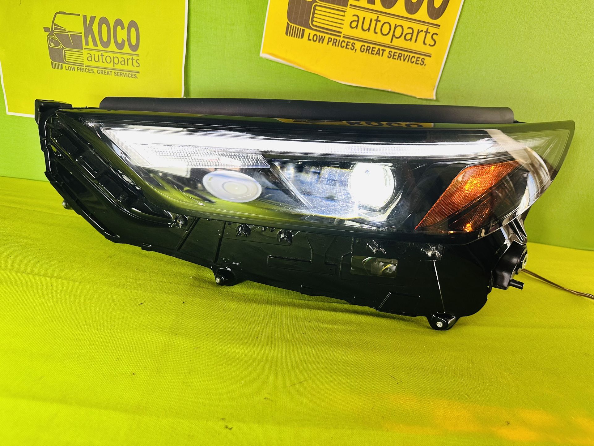 2024 2025 TOYOTA GRAND HIGHLANDER HEADLIGHT LED W/DRL LEFT DRIVER SIDE OEM TESTED