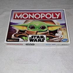 Brand New Open Box Monopoly Star Wars The Mandalorian Edition Board Game (Is Complete Nothing Missing)