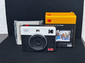 Kodak C300R Camera 2-in-1 Digital Camera and Printer - White W/ Film - Open Box