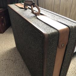Vintage Hartmann Tweeted Briefcase Luggage 
