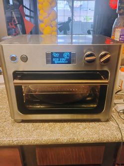 Cafe Couture 25L Oven with Air Fry Stainless Steel: Toaster Oven, Countertop, Freestanding, 120W, Silver