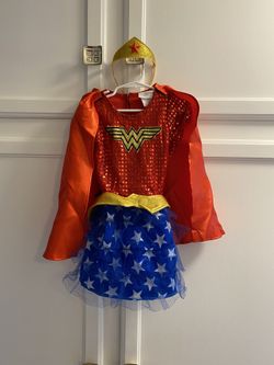 Child Wonder Woman Costume - Size Small (3-4 years)