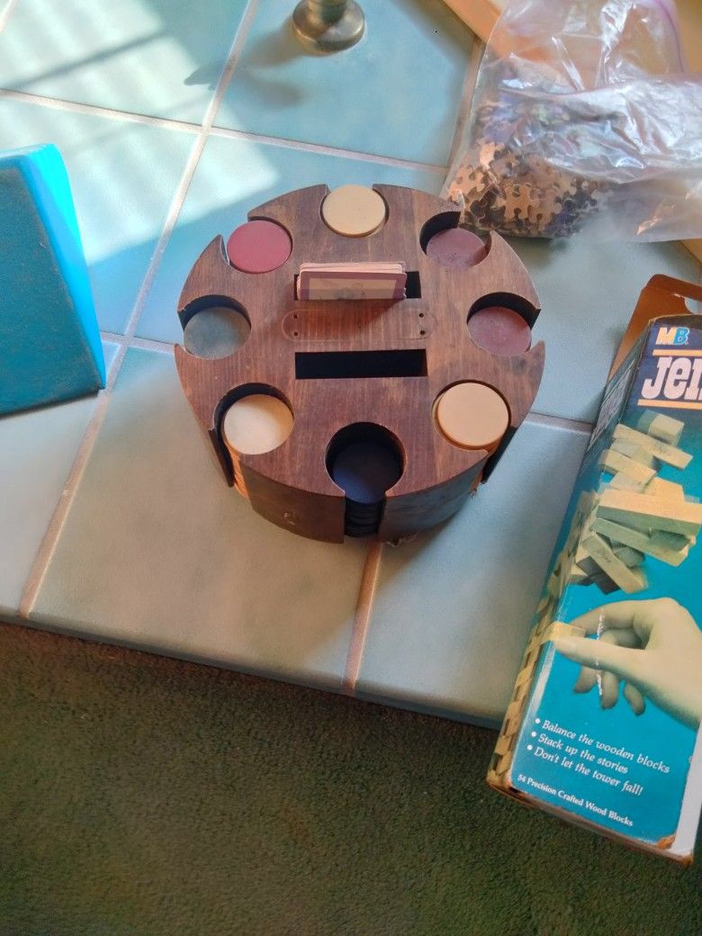 Vintage Antique Poker Chips