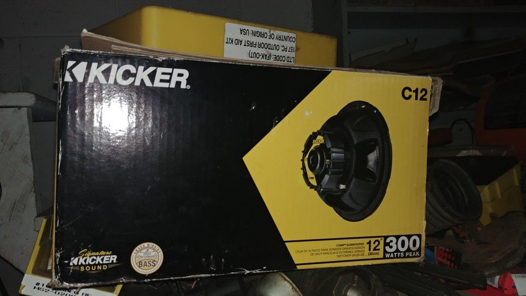 12 inch Kicker Comp Subwoofer