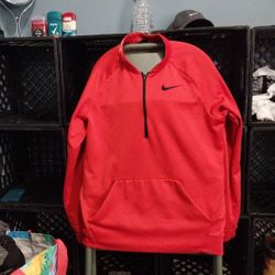 Red Nike Dri Fit Long Sleeve
