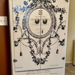 Hand painted Antique Wardrobe Cabinet Armoire 