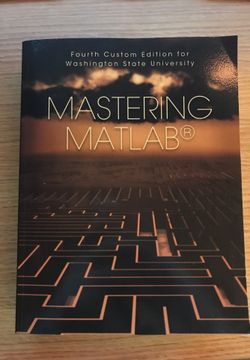 Mastering Matlab Fourth custom Wsu edition