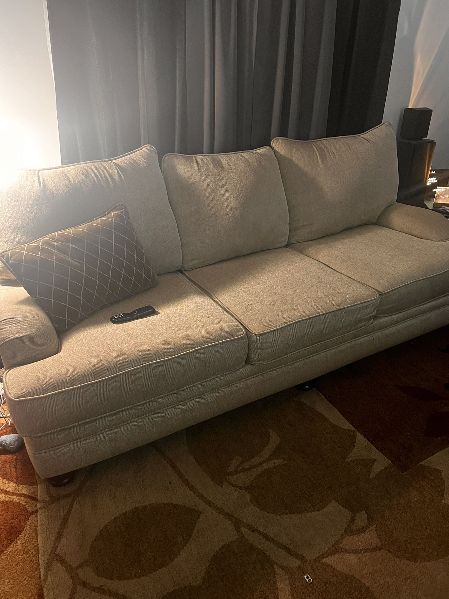 Sofa, Loveseat, Ottoman Combo